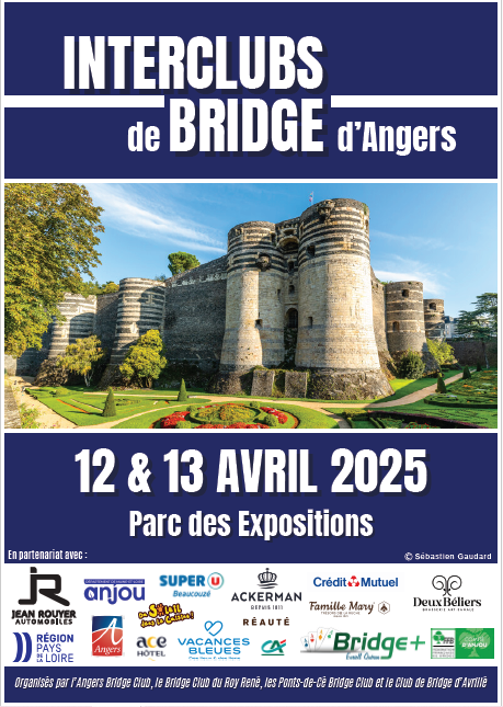 ⚠️ Inscriptions Interclubs de Bridge d'Angers 2025 ⚠️