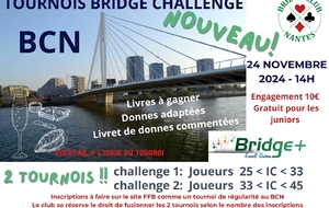 Nouveau Tournoi Bridge Challenge BCN